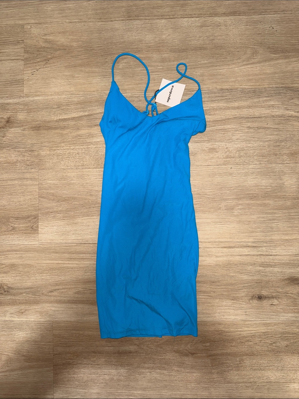 superdown Electric Blue Spaghetti Strap Slip Dress